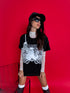 T-krekls "LACE TOP H19" - melns